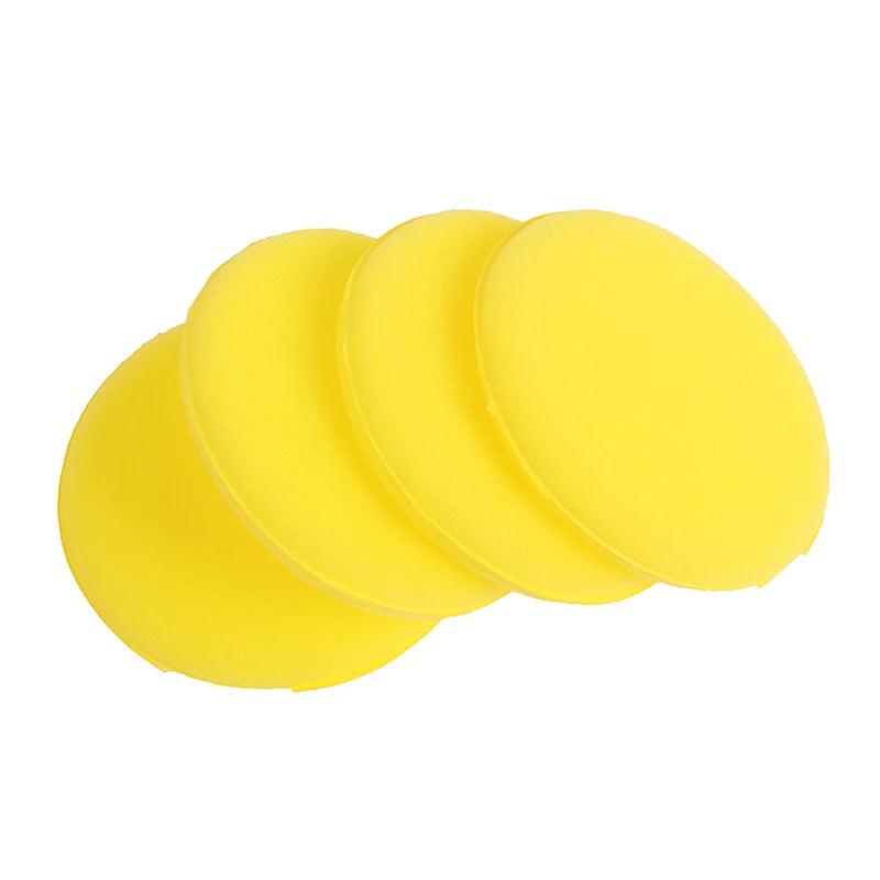 Car Waxing Foam Sponges Pack of 12 - High Density Applicator Pads for Car Detailing and Cleaning