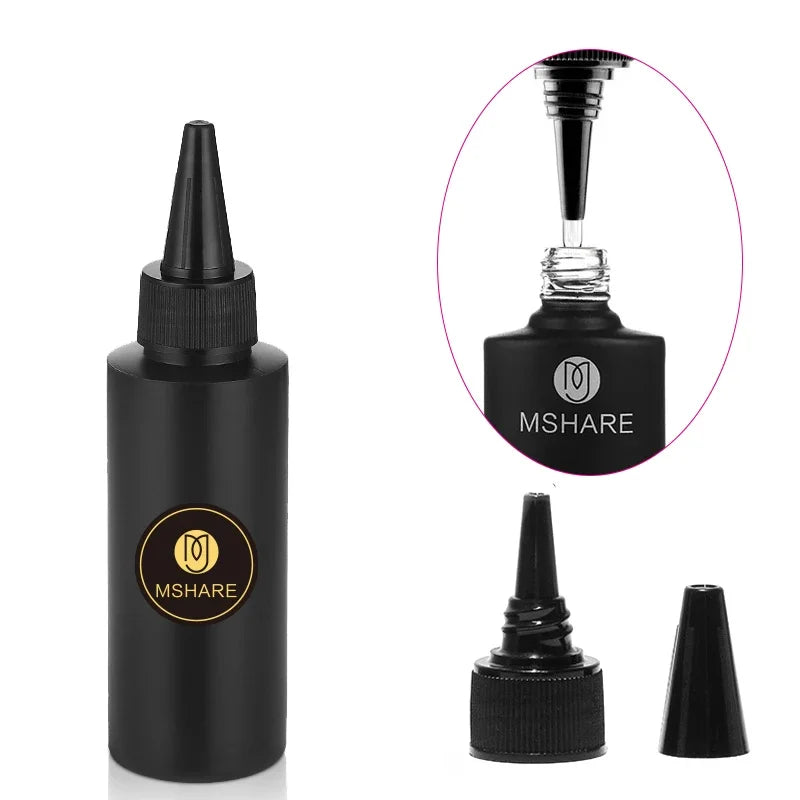 High Shine No Wipe Gel Top Coat for Extended Nail Polish Durability - 100ml