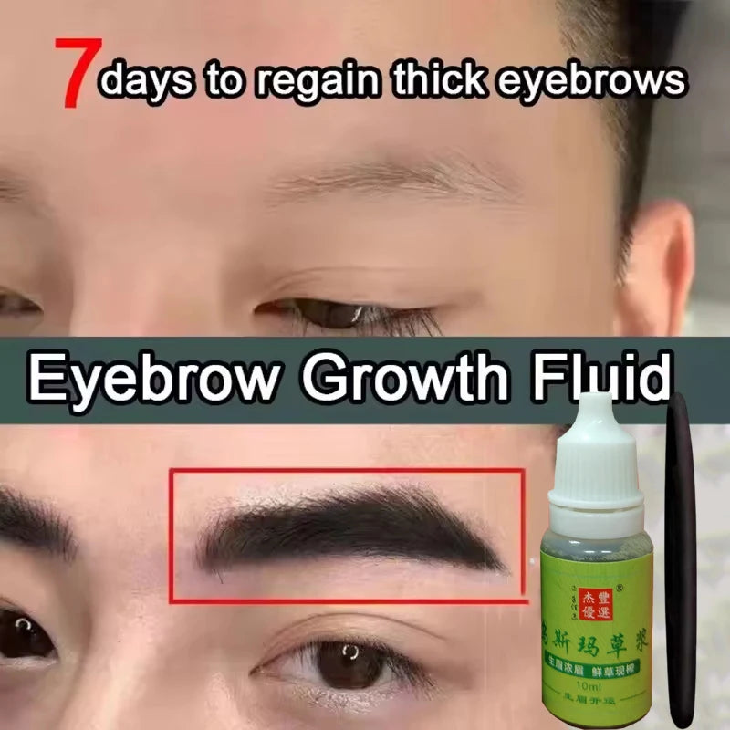 Eyebrow & Eyelash Growth Serum for Fuller Thicker Hair - Natural Nourishing Treatment