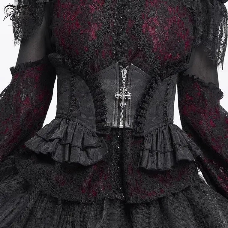 Gothic Bodycon Waist Cover Accessory for Halloween Cosplay, Nightclub, Vampire, Devil