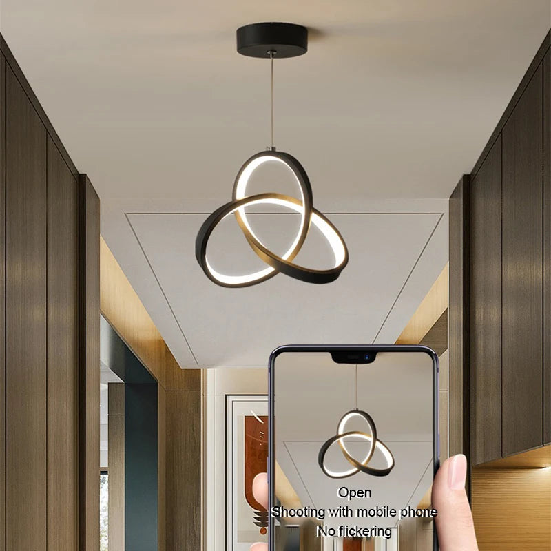 Nordic Pendant Light - LED Hanging Ceiling Lamp for Bedroom, Dining, Living Room