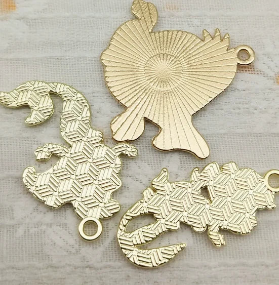 10 Pcs Jewelry Charms Set for Earrings Pendants Necklaces Bracelets DIY Accessories