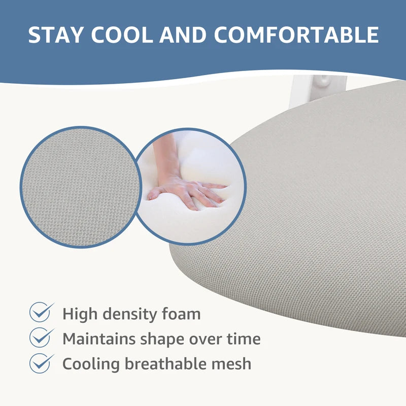 Ergonomic Mesh Office Chair with Flip-Up Arms Adjustable Headrest Lumbar Support