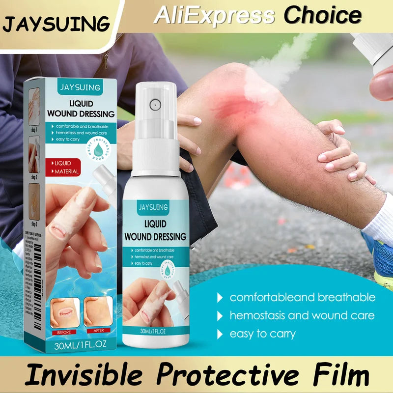 Liquid Bandage Spray Waterproof Wound Care Protective Film - Breathable & Transparent