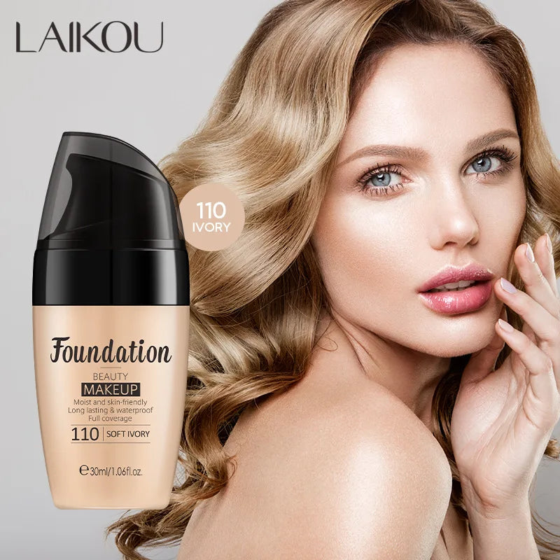 Liquid Foundation Makeup Waterproof Full Coverage BB Cream - Long Lasting Face Concealer