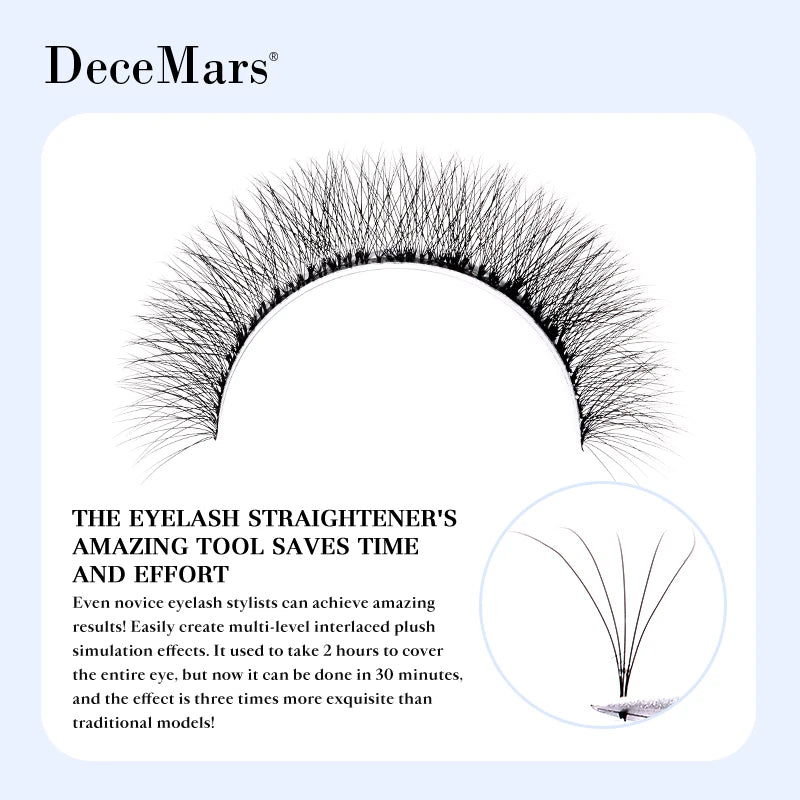 Pre-Made 5D Eyelash Extension Kit with Curl and Length Variants - Natural Look