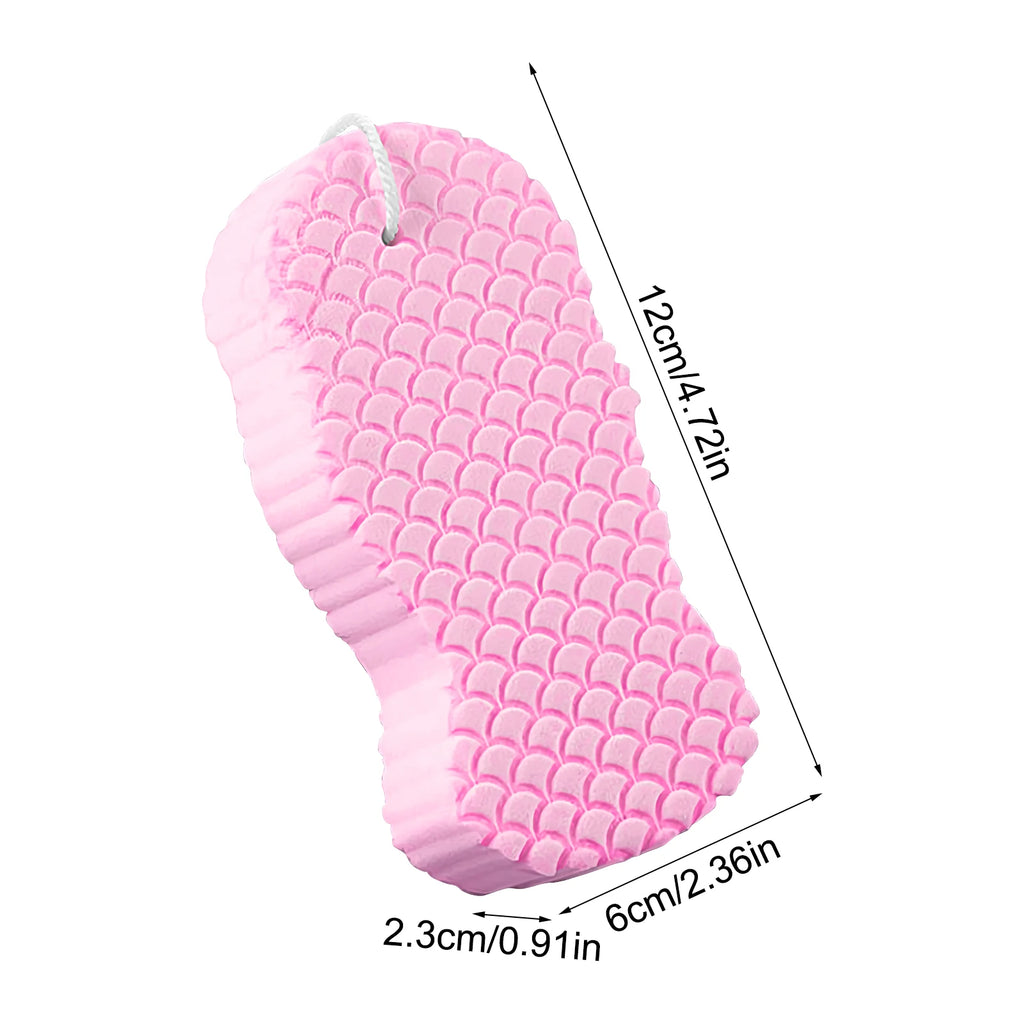 Magic Exfoliating Bath Sponge for Children & Adults - Soft Body Cleaner & Peeling Brush