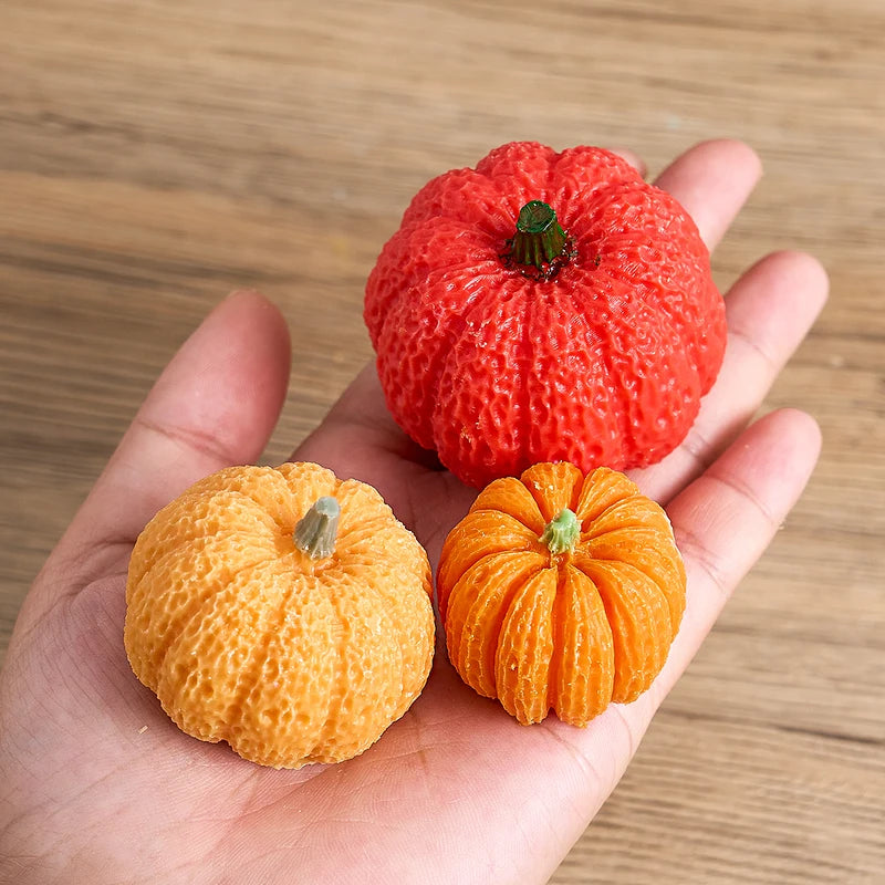 Halloween Pumpkin Silicone Candle Mold DIY Crafting Decoration Home Festival