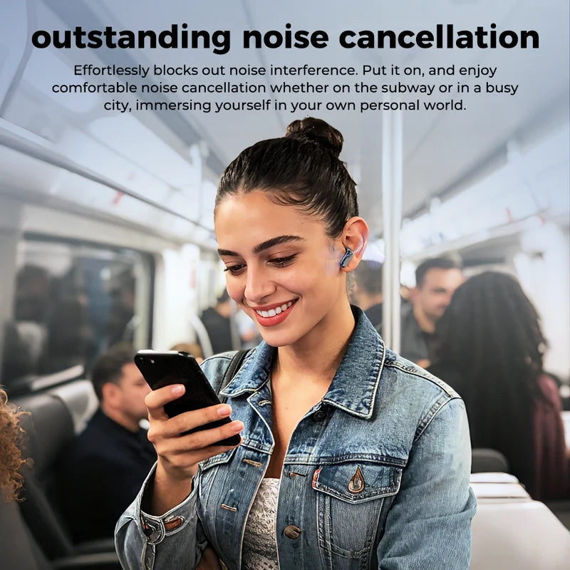 Wireless Bluetooth Earbuds with ANC IPX5 Waterproof Case & 48H Playtime