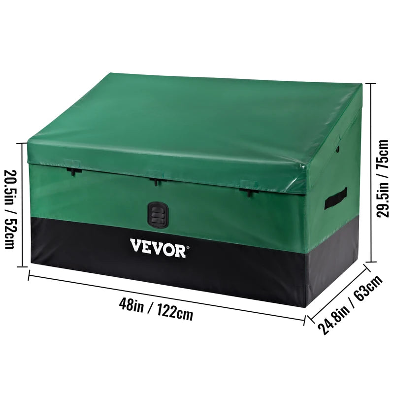 Outdoor Storage Box Waterproof Garden Deck Furniture Storage 230 Gallon