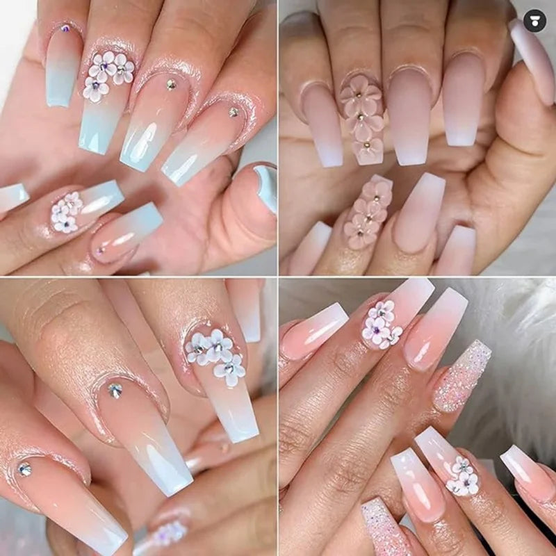 3-in-1 Acrylic Nail Powder Set for French Manicure & Nail Art - Beginner Friendly