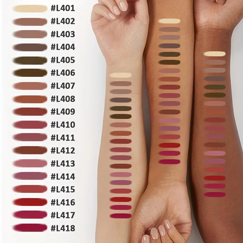 Velvet Matte Lip Liner Set 6 Colors Long-Lasting Non-Drying Lip Pencils