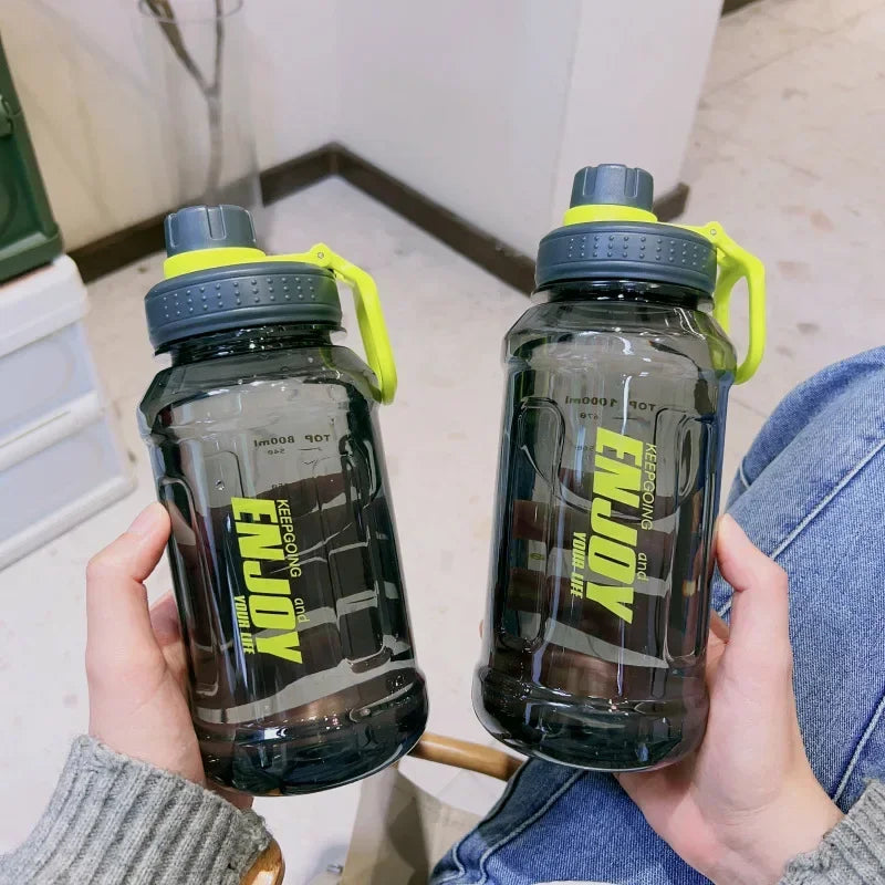 1L BPA-Free Sport Water Bottle with Filter - 800ml Drinking Kettle for Boiling Water