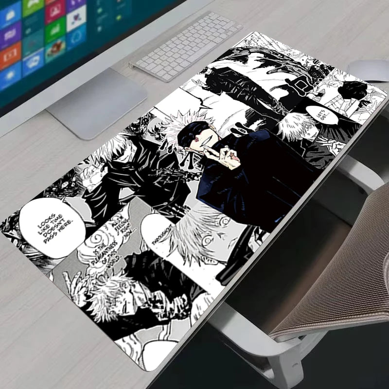 Large Gaming Mouse Pad with Anti-Slip Base and Stitched Edges for PC and Laptop
