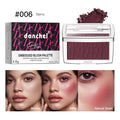Matte Face Blusher Palette with 6 Colors - Natural Cheek Tint & Contouring Powder