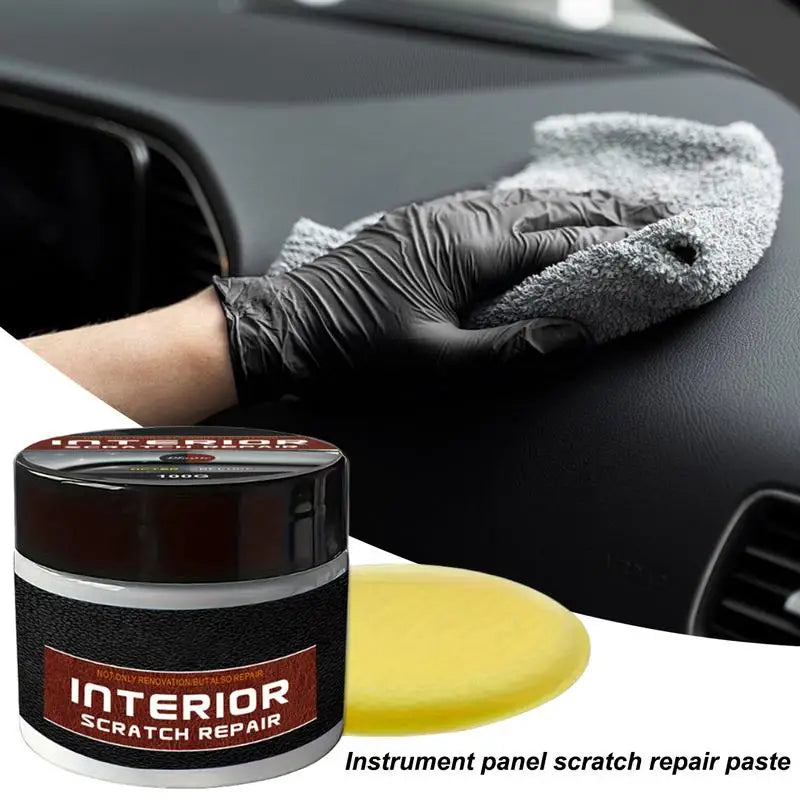 Car Dashboard Scratch Repair Paste Kit - Interior Panel Wax Coating for Minor Scratches