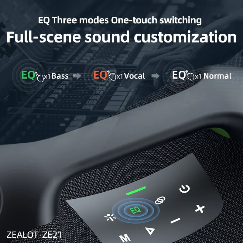 250W Waterproof Portable Bluetooth Subwoofer Speaker with Wireless TWS HiFi Sound