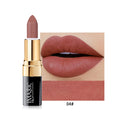 12-Color Matte Waterproof Lipstick Set Long Lasting Velvet Pigments for Beauty