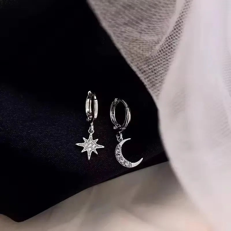 Sterling Silver Geometric Stud Earrings for Women - Versatile Jewelry Gift