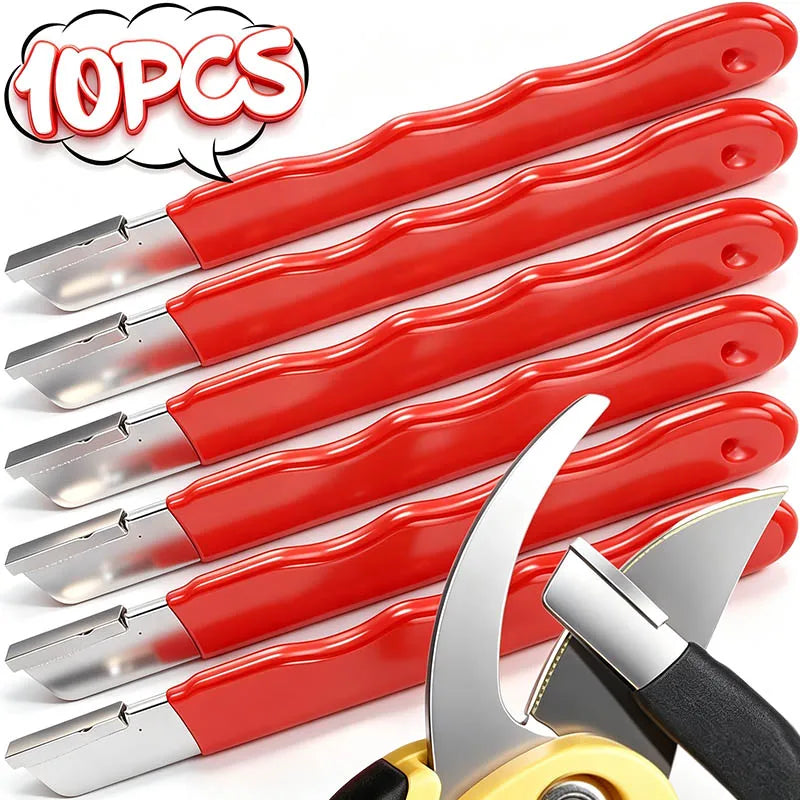 Manual Knife Sharpener Alloy Steel Portable Kitchen & Garden Tool - Multiple Colors