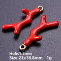Marine Animal Lobster Crab Coral Fish Pendant Jewelry Set - Handmade Necklace & Earrings 5pcs
