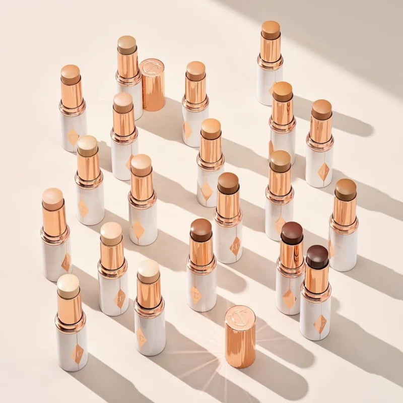 Liquid Radiant Foundation & Lip Gloss Set - Dewy Finish, Long-Lasting, Non-Sticky