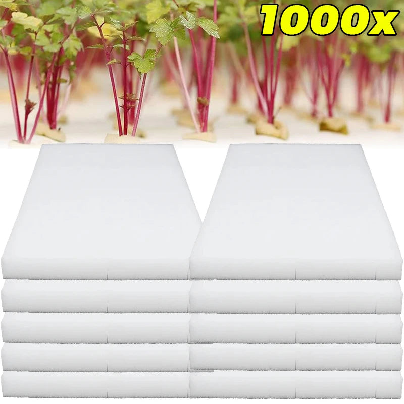 Plant Seedling Sponge Blocks - Hydroponic Grow Nursery for Soilless Cultivation