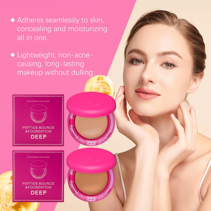 Peptide Hydrating Full Coverage Foundation with Concealer & Waterproof Finish