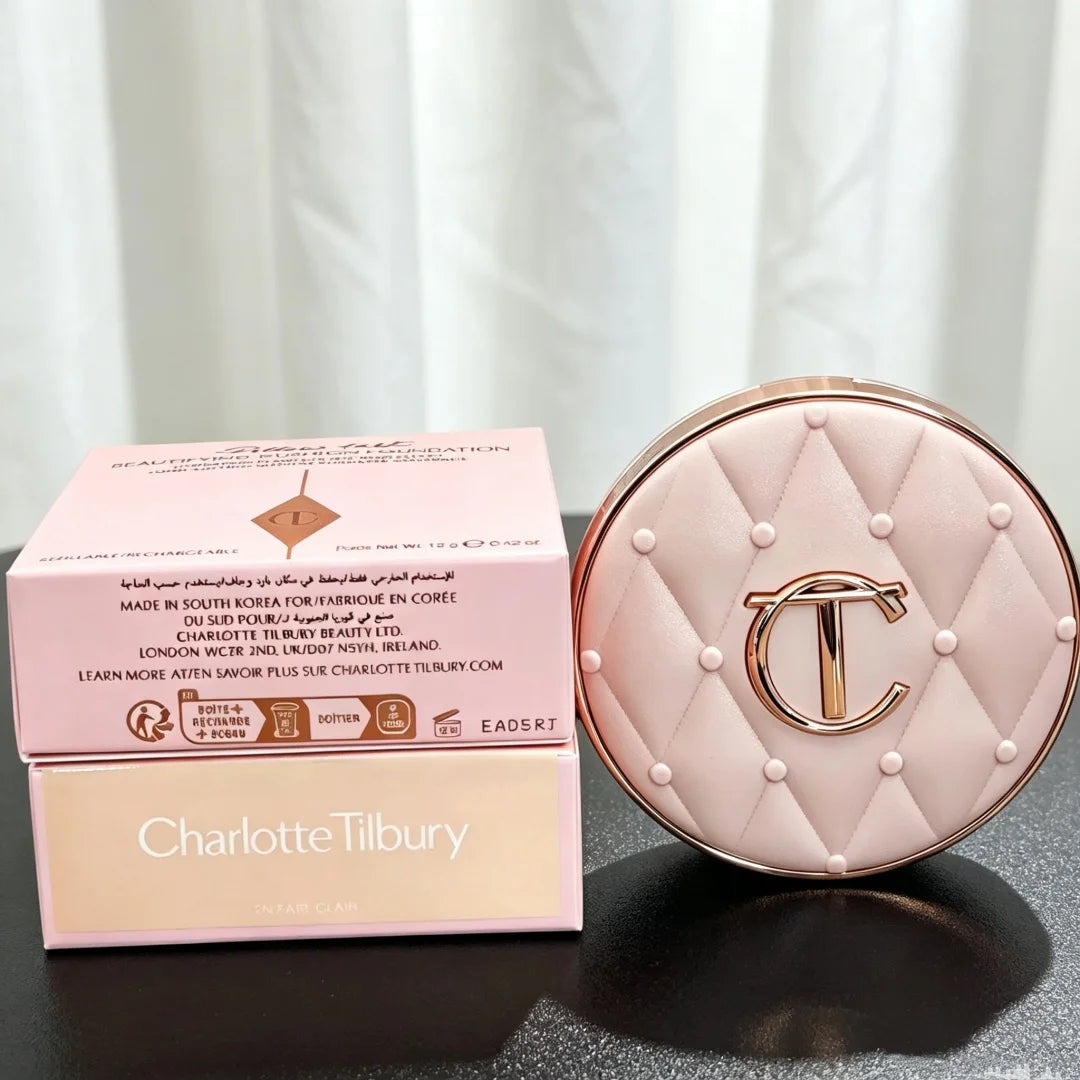Dual-Color Blush and Concealer Cushion - Brightening & Moisturizing Face Makeup