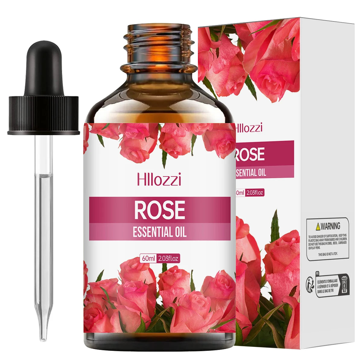 Rose Essential Oil for Skin Care Aromatherapy Massage Oil 30ml 60ml 100ml