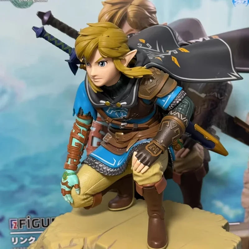 Anime Link Action Figure with Treasure Box - 12cm PVC Collectible Toy