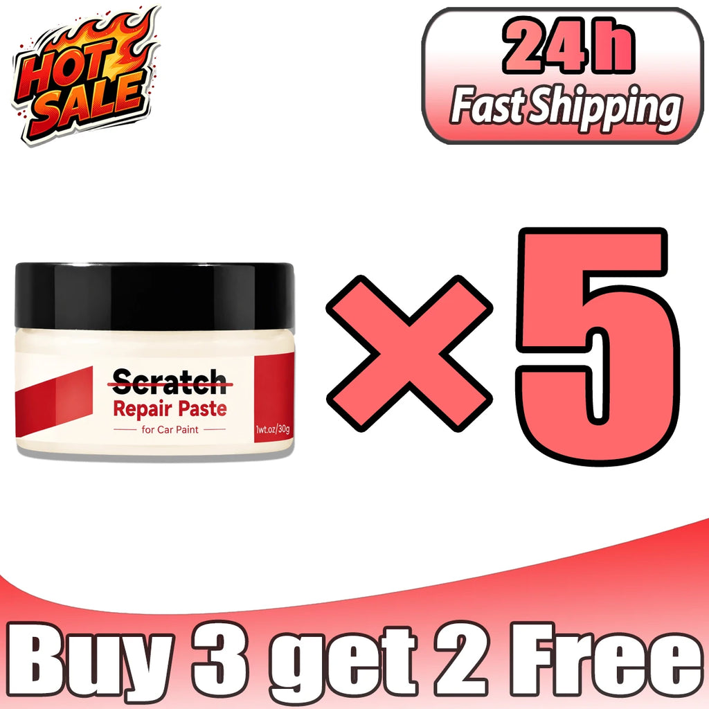 Car Scratch & Swirl Remover Polishing Compound for Paint Repair - Professional Car Care Paste