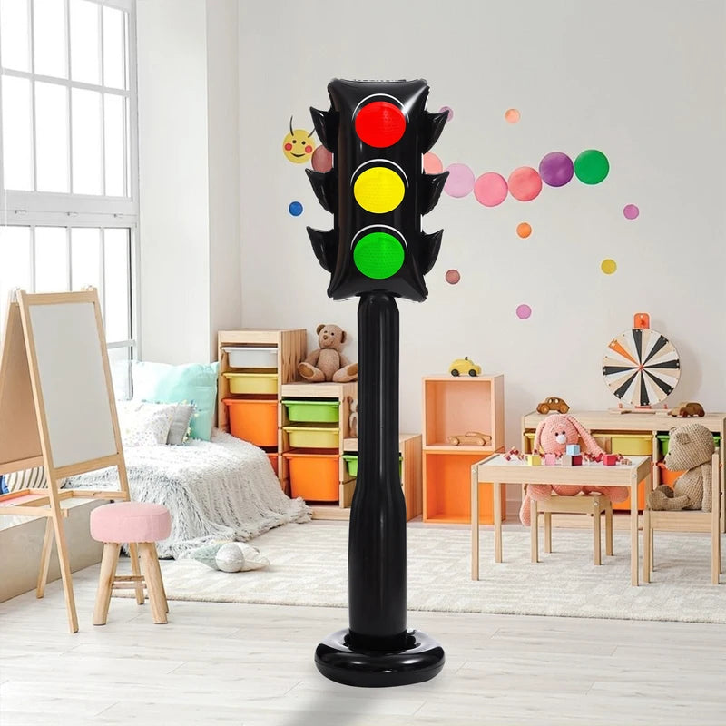Inflatable Traffic Light Toy Balloon for Party & Photo Background Decoration