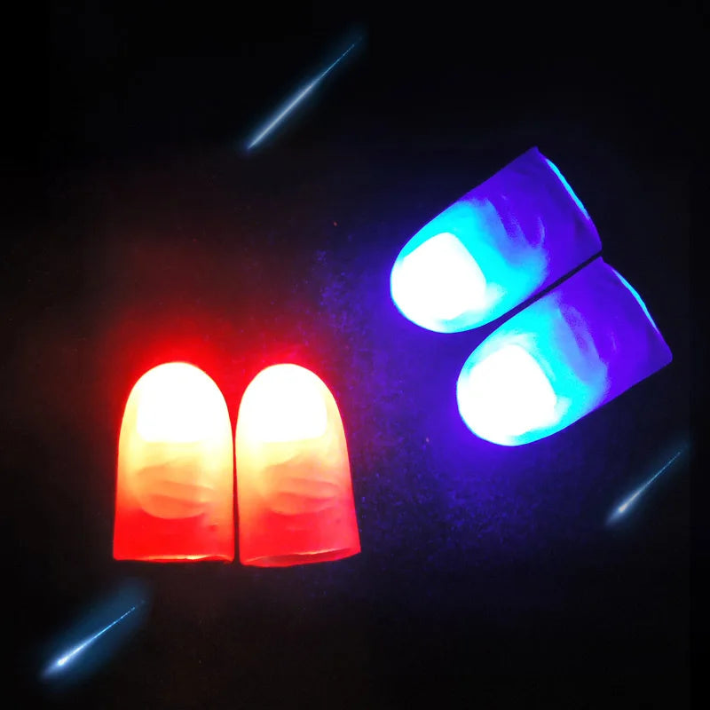 Glow in The Dark Finger Light - Luminous Thumb Trick Prop for Parties & Halloween