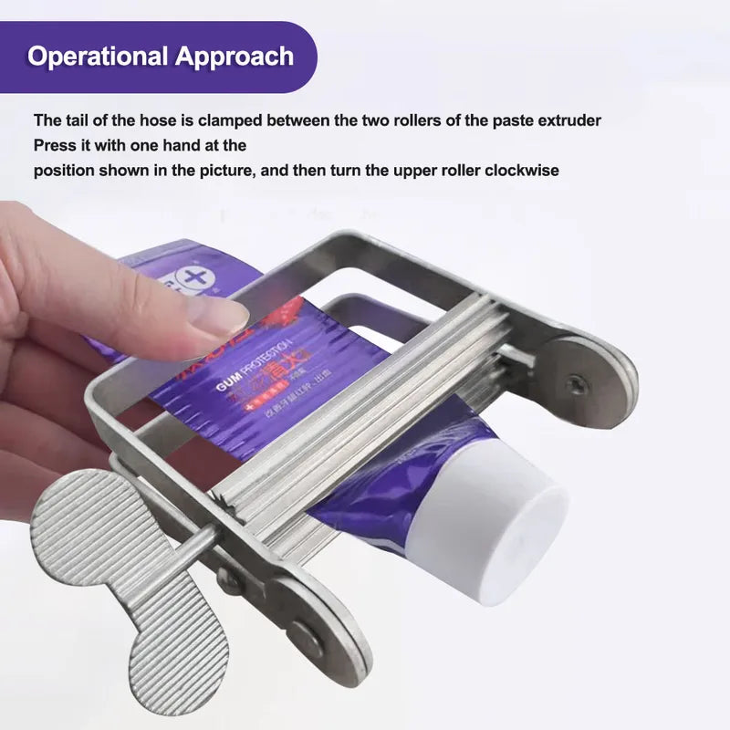 Metal Toothpaste Squeezer Tube Wringer for Paint, Hair, and Cosmetic Tubes