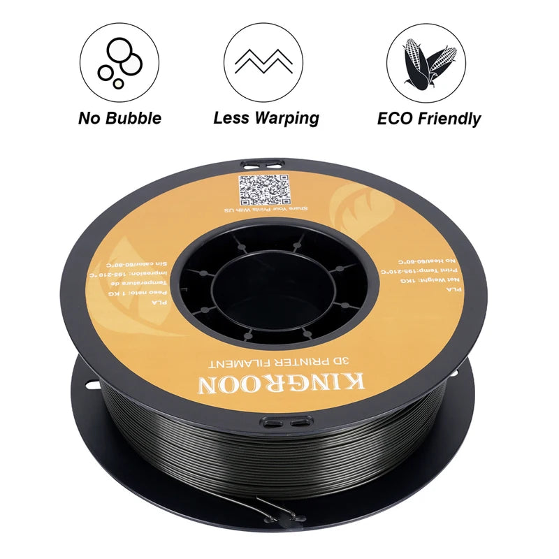 10kg Mixed Color PLA Filament for 3D Printers 1.75mm +/-0.02mm Vacuum Pack