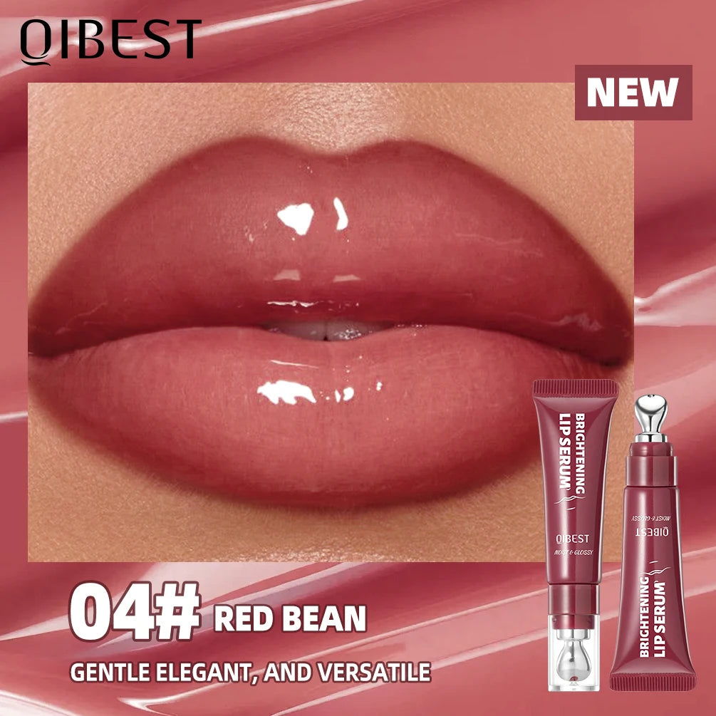 Long Lasting Lip Gloss with Moisturizing Shine and Glitter Finish - 4 Colors