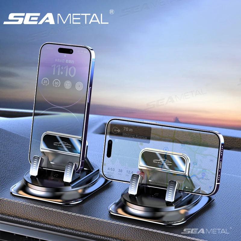 Universal Car Phone Holder GPS Stand Dashboard Mount Anti-Slip Black