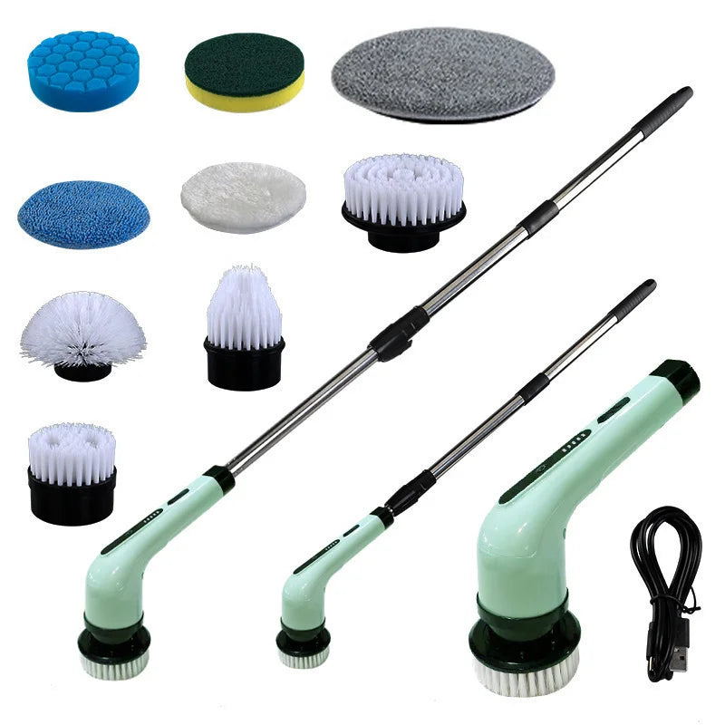 Cordless Electric Spin Cleaning Brush for Kitchen Bathroom Car Multi-Purpose Scrubber