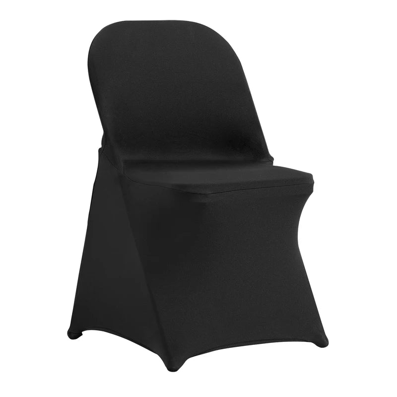 Stretch Spandex Folding Chair Covers Set - Washable Protective Slipcovers for Dining, Banquet & Event Chairs