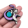 Pokemon Mewtwo Anime Enamel Pin Badge Cartoon Collectible Jewelry
