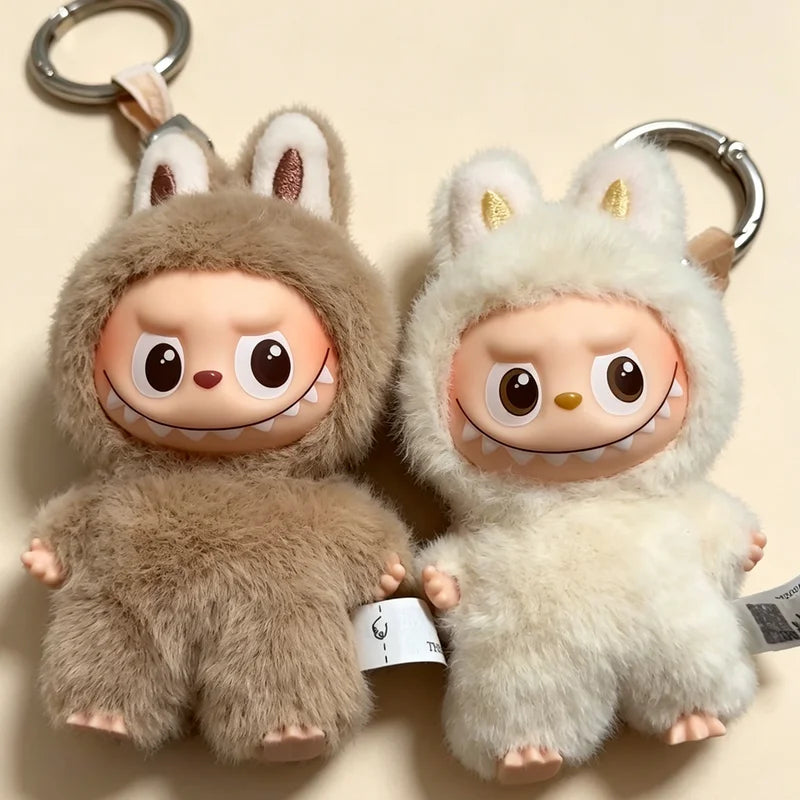 Pop Mart Labubu Dolls - Collectible Vinyl Plush Keychain Gift Set
