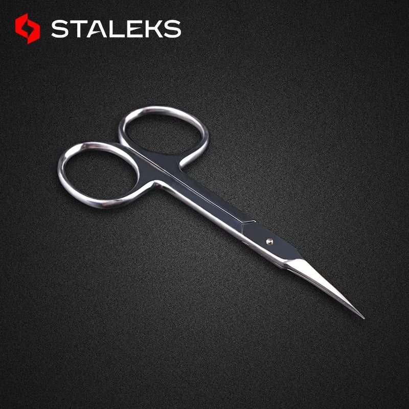Eyebrow Scissors Stainless Steel Precision Trimming Nail & Makeup Tool