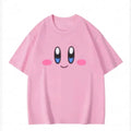 Kids Cartoon Short Sleeve T-Shirt - Summer Absorbent Pink Clothing for Children