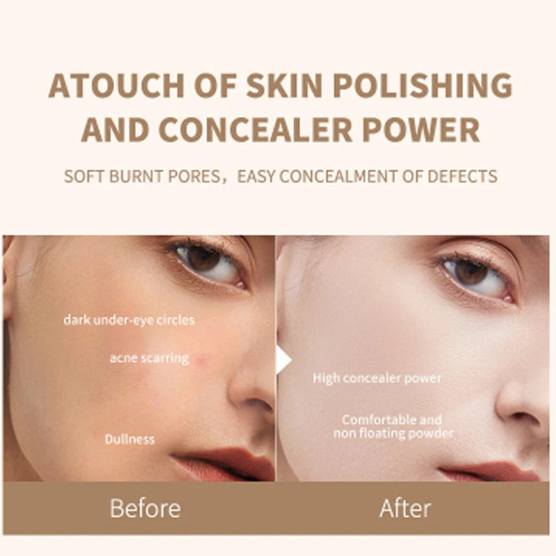 Waterproof Color Changing Foundation with Full Coverage Concealer and Brightening CC Cream for Flawless Skin