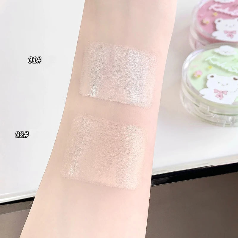 Air Cushion Base Makeup Concealer with Moisturizing and Oil Control - Light, Whitening, Long-Lasting