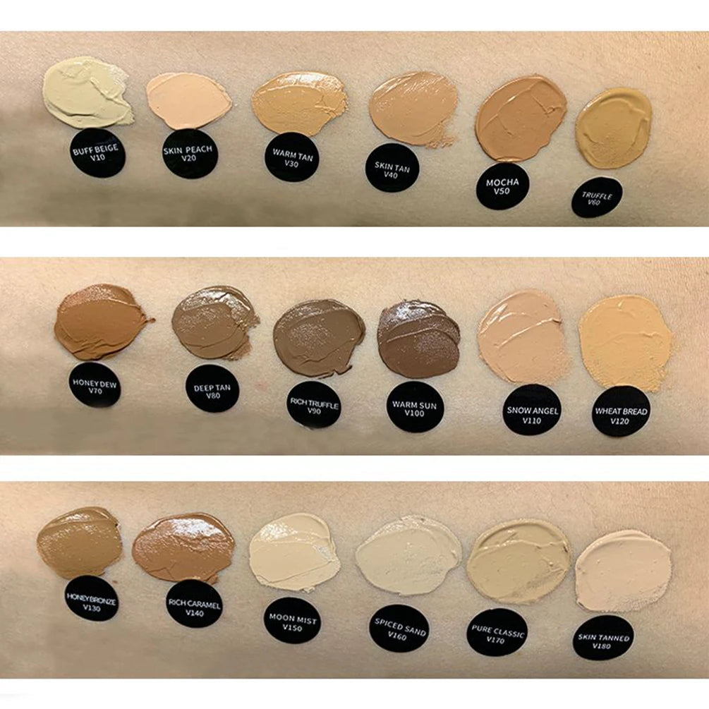 Liquid Foundation Bottle - Long Lasting Full Coverage Makeup with Custom Logo