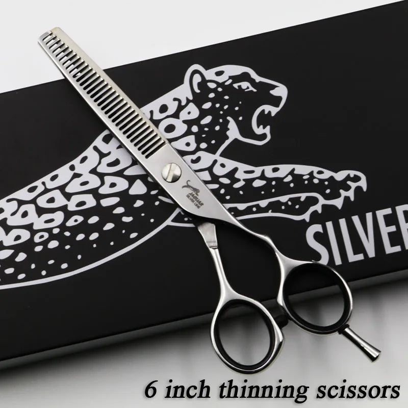 Professional Hairdressing Scissors Set 4 Sizes Stainless Steel Barber Shears
