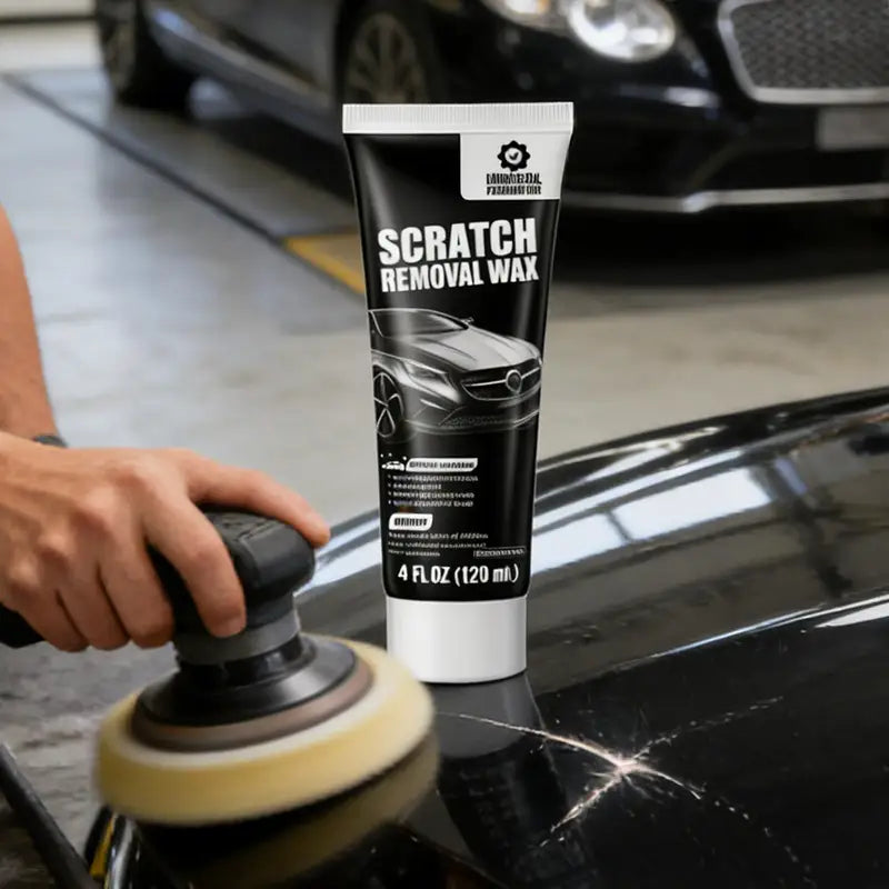 Car Scratch Remover Wax Paste - 120ml Auto Paint Repair & Polishing