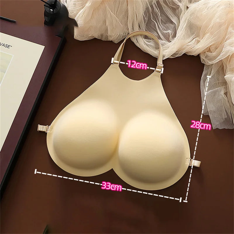 Realistic F Cup Fake Breast Forms for Crossdressing Cosplay Halloween